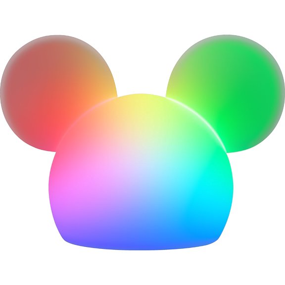 Batería USB y batería Squishy Light de Mickey Mouse de Disney que cambia de color