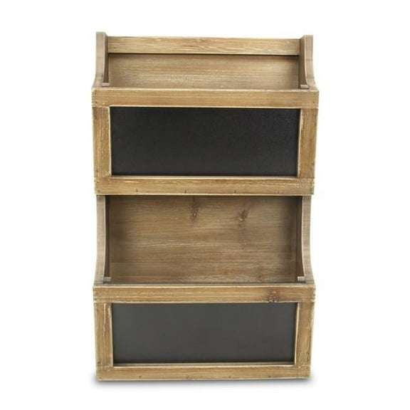 2 Tier, Naturally inspired, Wooden Storage Piece