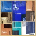 thumbnail image 2 of NECK SCARF WITH GLITTER, MUSLIM HIJAB 66" X 25" | HEAD WRAP SHAWL | 662832-MNOTE |Cobalt blue, 2 of 3