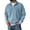 Blue, variant on Men's Quarter Zip Pullover Acid Wash Vintage Distressed Sweatshirt Long Sleeve Mock Neck Cotton Basic Solid Tops Streetwear for Fall Winter Camel L