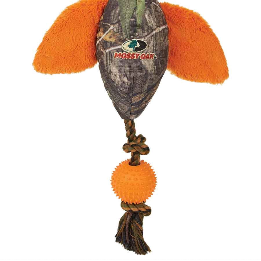 Mossy Oak Ball and Rope Tug Bird dog toys Pheasant