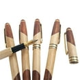 thumbnail image 4 of LAIQIEN Wood Fountain Pen with Refillable Piston Filled Fountain Pen Gifting Box Set, 4 of 12