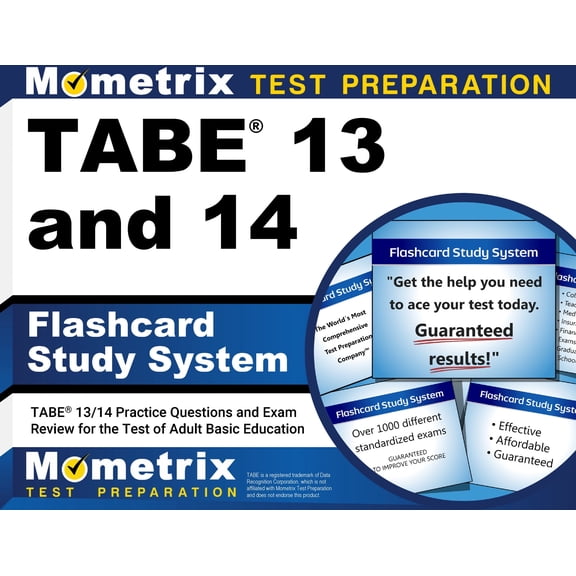 TABE 13 and 14 Flashcard Study System: TABE 13/14 Practice Questions and Exam Review for the Test of Adult Basic Education