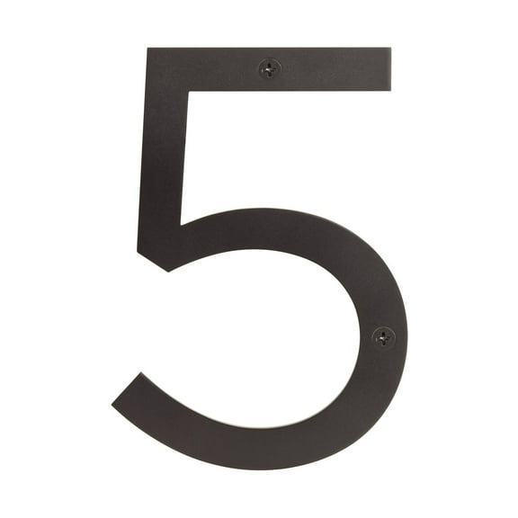 Sure-Loc Hnss6-5 6" Tall Address House Number '5' - Bronze