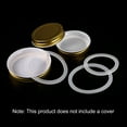 thumbnail image 5 of Ucxell 86mm Rubber Gasket, 12 Pack Silicone Seals for Glass Jars, Wide Mouth Leak Proof Fits Canning Lids (White), 5 of 7