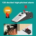 thumbnail image 4 of Alarma de seguridad Tope de puerta Alarma de seguridad 120DB Cerradura de puerta portátil para viajar Casa Apartamento Tope de puerta Herramientas de seguridad Alerta de entrada Alarma de parada de pu Abanopi Alarma de seguridad, 4 of 7
