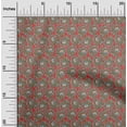 thumbnail image 1 of oneOone Polyester Lycra Fabric Leaves & Floral Block Print Sewing Fabric BTY 56 Inch Wide, 1 of 5