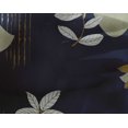 thumbnail image 5 of oneOone Georgette Viscose Navy Blue Fabric Abstracts Craft Projects Decor Fabric Printed By The Yard 42 Inch Wide, 5 of 5
