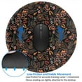 thumbnail image 4 of Disketp Floral Small Mouse Pad 7.9x7.9 Inches,Washable Round Mousepad for Office Laptop Computer,Non-Slip Rubber Base Mouse Pads for Wireless Mouse, 4 of 8
