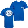 thumbnail image 1 of Busch 49450-L Busch Light Blue Front & Back Print Pocket T-Shirt - Large, 1 of 3