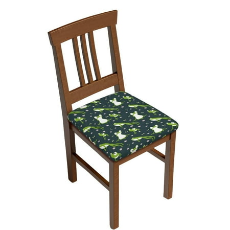 

Sigee Green Frogs for Square Chair Cushion Covers for Furniture Protector Couch Cushion Slipcovers-Four Pieces