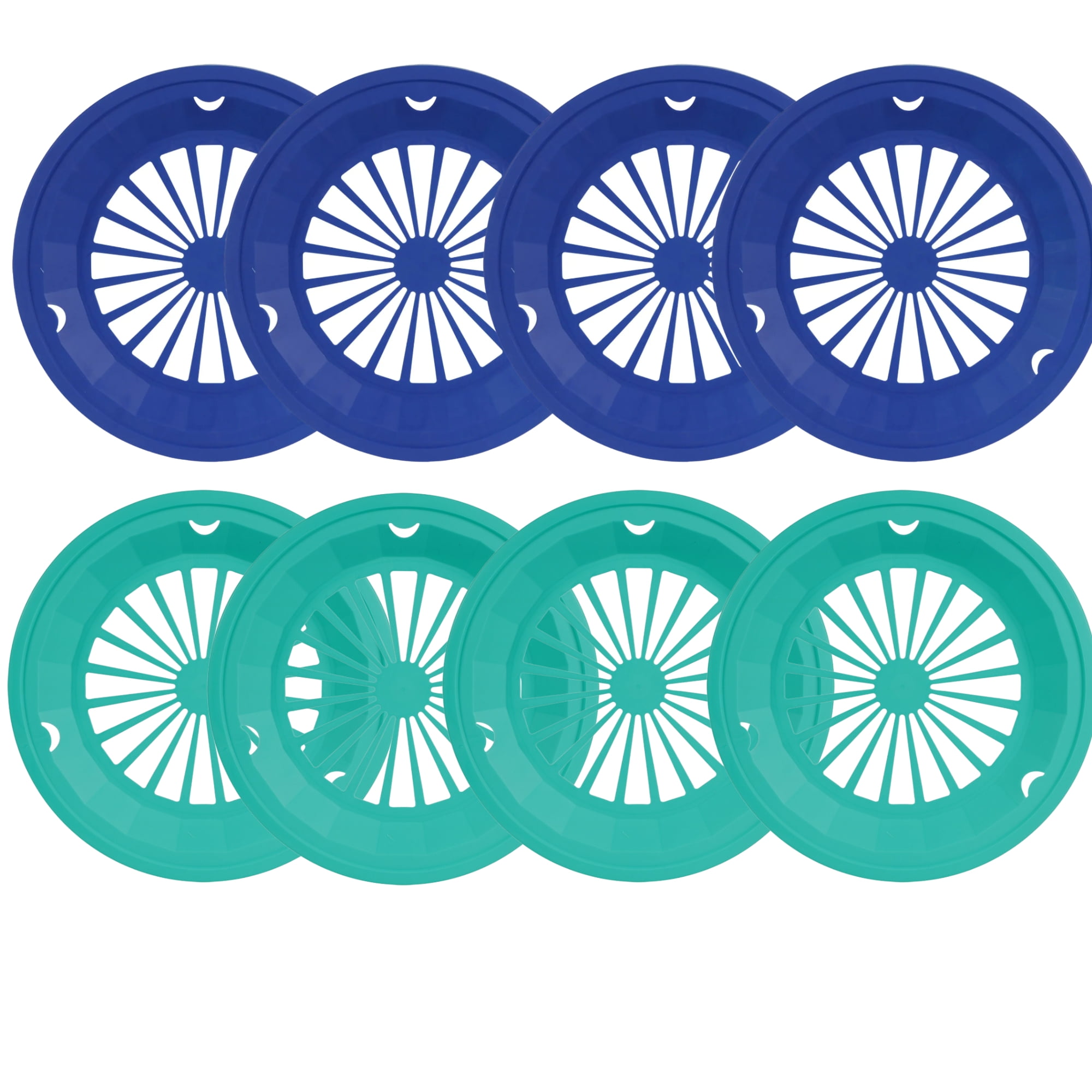 Plastic Paper Plate Holder Reusable Stackable Durable & Sturdy Round