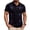 04#Black, variant on Men's Quick Wicking Halloween Polo Shirt Classic Collar Allover Sketch Pattern Summer Party Wear Top