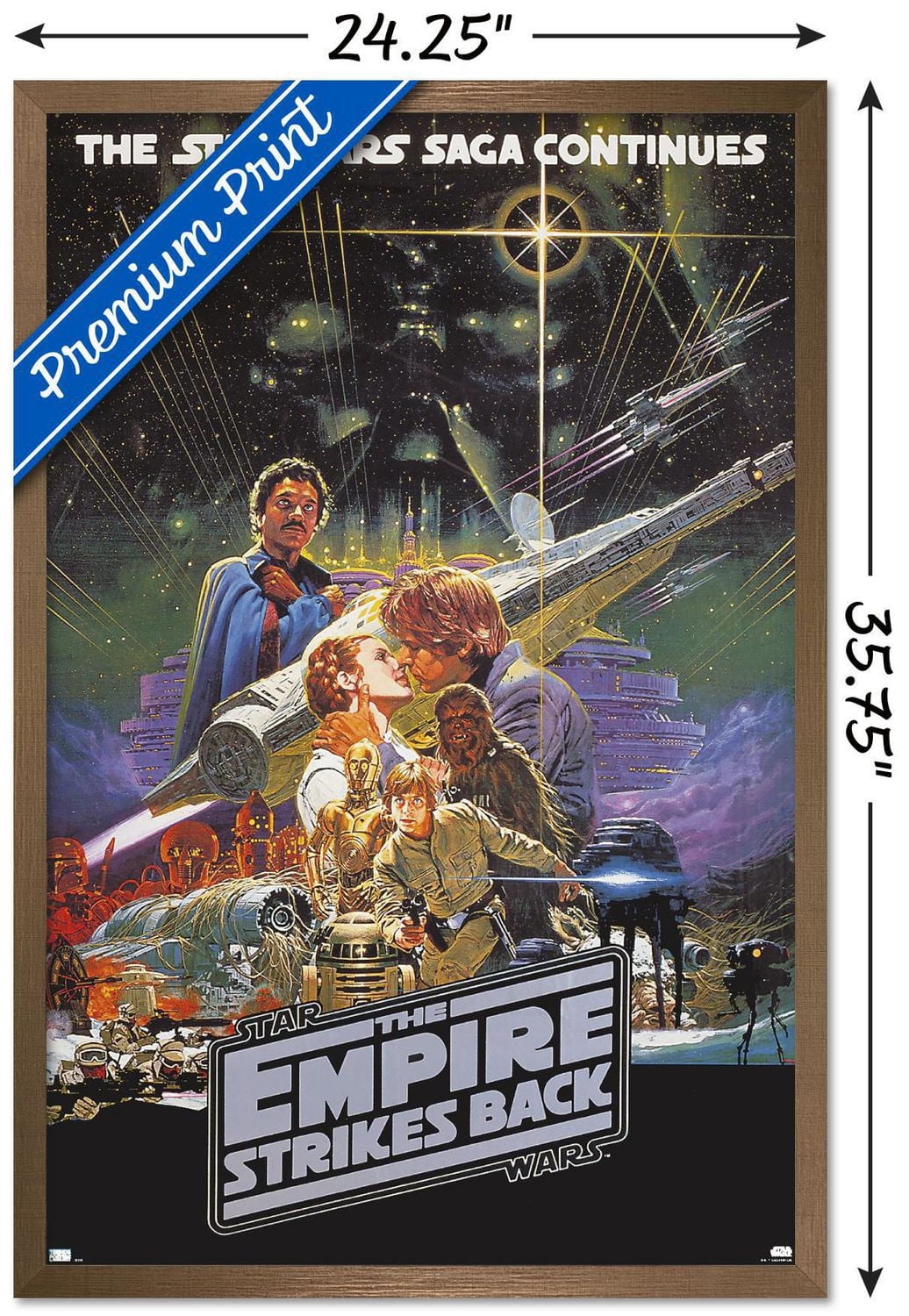 Star Wars: The Empire Strikes Back - Kiss One Sheet Wall Poster