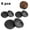 Black, variant on 6pcs Desk Wire Cord Cable Grommets Hole Cover Office PC Desk Cable Cord Organizer Plastic CoverBlack