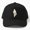 Black, variant on Conch Shell Baseball Cap, Ocean Graphic Design