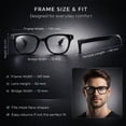 thumbnail image 5 of 3 Pack Blue Light Blocking Glasses for Women Men, Square Frame Computer Screen Eyeglasses Clear Lens Gaming Glasses, 5 of 7