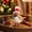113#B, variant on Faux Foam Bird Ornament with Red Scarf and Hat, Adorable Christmas Tree Figurine for Holiday Home Table Decor