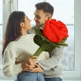 thumbnail image 4 of Tyidzon Extra-Large Rose Plush Flowers, 10x16" Giant Fabric Fake Roses Artificial Roses Plush Figure Toys for Valentines Day/ Mother's Day/Girl Girlfriend Wife Mother Birtday Gifts, 4 of 6