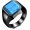 Black-Turquoise, variant on 14K Gold/Silver/Black Plated Square Signet Ring Anillos De Hombre Statement Classical Wedding Rings Band for Men