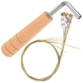 thumbnail image 1 of OULII 1 Set Tuning Wrench Spanner with Metal Harp Strings for Music Practice, 1 of 6