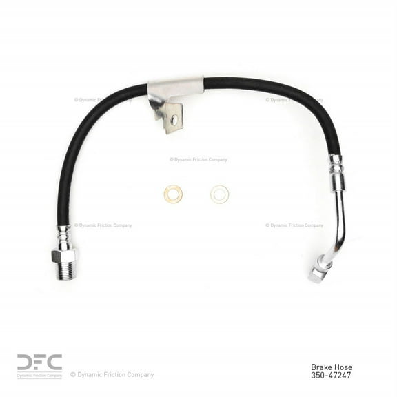 Front Left Dynamic Friction Company Brake Line Hose 350-47247 Fits select: 1984-1991 CHEVROLET S TRUCK, 1991 GMC SONOMA