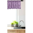 thumbnail image 3 of Ambesonne Purple Window Valance, Valentine Animal Fun, 42" x 12", Lavender Pink Black, 3 of 3
