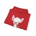 thumbnail image 2 of 90s Nostalgia Retro Hoodie, Pinky & The Brain Graphic Hoodie, 2 of 5