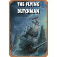 thumbnail image 1 of Placa Metal Vintage Flying Dutchman Pintura Hierro Rectangular Artística 20x30cm, 1 of 9