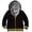 Black(yellow stripe), variant on Boys Zip Up Hoodie Fleece Jacket Kids Sherpa Lined Winter Coat Outdoor Warm Sweatshirt Black 13-14 Years