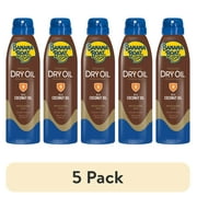 (5 pack) Banana Boat Tanning Dry Oil Clear Spray Sunscreen SPF 8, 6oz