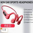thumbnail image 4 of Tuphregyow Bluetooth Headphones Open Ear Headphones, With Digital Display Wireless Ear Hook Pluggable Sports Air-Conduction Headphones Bluetooth 5.3 Headset With Mic For Running, Driving, 4 of 5