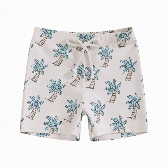 Taybagh Toddler Kids Swim Trunks Baby Boys Summer Print Shorts Beach Swimwear Swimming Trunks Boys Clothes