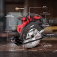 thumbnail image 3 of Sierra Circular Inalámbrica Brushless 6-1/2” 20V ENERGIZER con Batería 4Ah y Cargador, 3 of 10