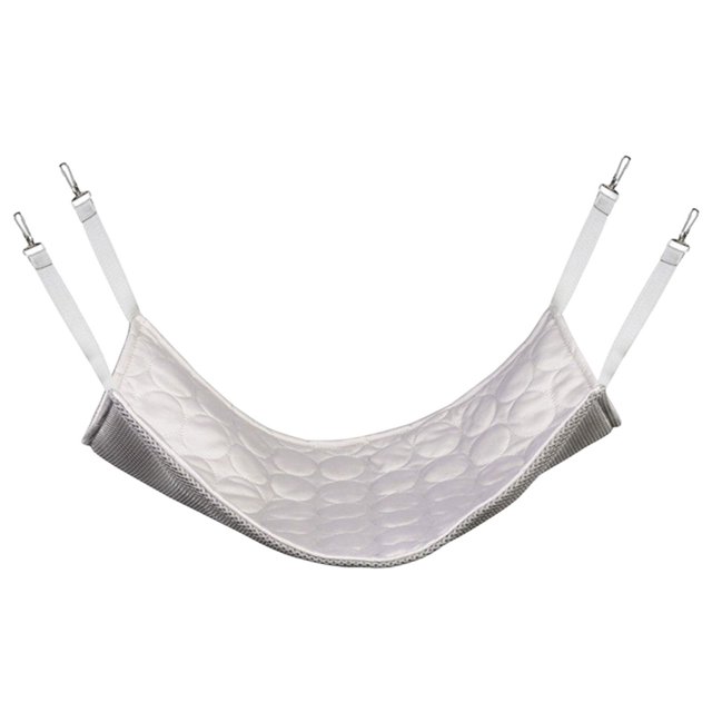 Gato hamaca cama cama colgante transpirable suave mascota jaula hamaca para jaula Gris 35x35cm Zulema Hamaca para gatos para jaula