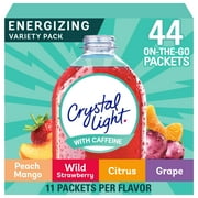 Crystal Light Energizing Variety Pack, 44 ct On-the-Go Packets