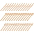 thumbnail image 4 of Monyance wooden cutlery Disposable Wooden Cutlery Spoons Set Tableware Utensils Forks Sets Biodegradable(6.3X0.98X0.12Inches), 4 of 11