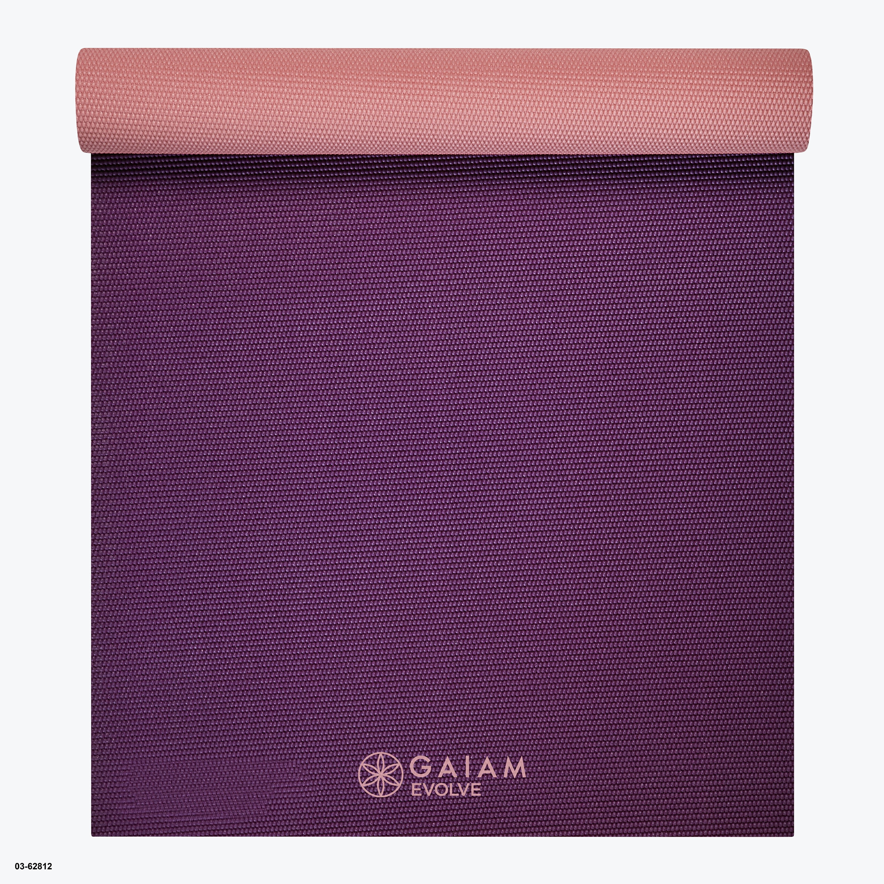 Gaiam Evolve Yoga Fitness Mat 6mm Eco Reversible 