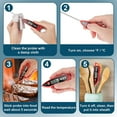Meat Food Thermometer, Digital Candy Candle Thermometer, Cooking
