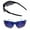 Black/Blue, variant on "The Athlete" 2 Pair of Precision Sport Wrap Bifocal Sunglasses Reading Sunglasses for Men and Women - White/White - 1.75