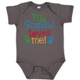 thumbnail image 3 of Inktastic My Grandad Loves Me Boys or Girls Baby Bodysuit, 3 of 5