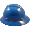 thumbnail image 3 of MSA V-Gard Full Brim Hard Hats w/ FasTrac III Suspensions with Handy Tote Bag - Blue, 3 of 4