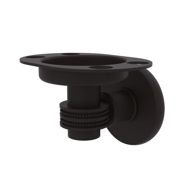 Continental Collection Tumbler and Toothbrush Holder with Dotted Accents