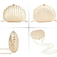 thumbnail image 5 of LinYooLi Women Mini Seashell Evening Clutch Handbag Chain Strap Cross-body Bag, 5 of 7