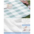 thumbnail image 6 of Aqua Plaid Beach Towels Oversized Super Absorbent, Spring Summer Farmhouse Buffalo Checkered Lightweight Bath Towel Quick Dry Sets For Bathroom/Pool/Rv Camping/Beach Play/Gym Room/Picnic 31"x62", 6 of 8