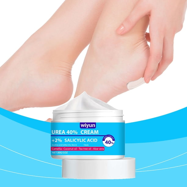 Puntoco Crema de manos anti-agrietado Crema hidratante y suavizante para manos y pies secos y talones Crema anti-sequedad para pies