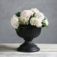 thumbnail image 3 of Novelty Grecian Urn Planter Classic - Drainage Holes - Black, 12-Inch, 3 of 5
