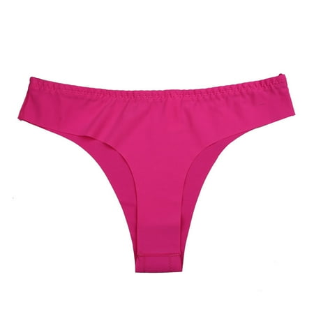 

Womens Gas Cotton Spandex Seamless Crotch Thongs