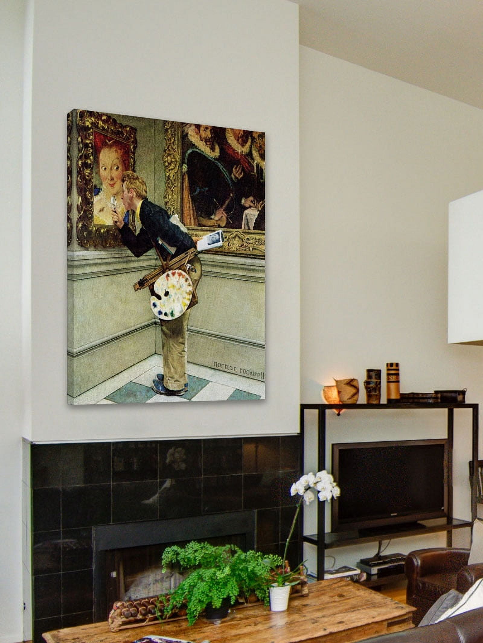 Marmont Hill "Art Critic" by Norman Rockwell Painting Print on Canvas