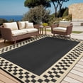 thumbnail image 4 of Reversible Patio Mat – Waterproof Plastic Straw – Washable, Non-Shedding & UV Resistant – Porch, Deck, Balcony, Backyard, Camping & RV – Outdoor Rug, 4 of 8